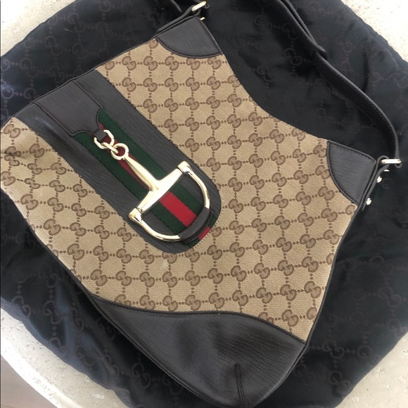 Gucci Halser Hobo monogram canvas - Picture 5 of 10